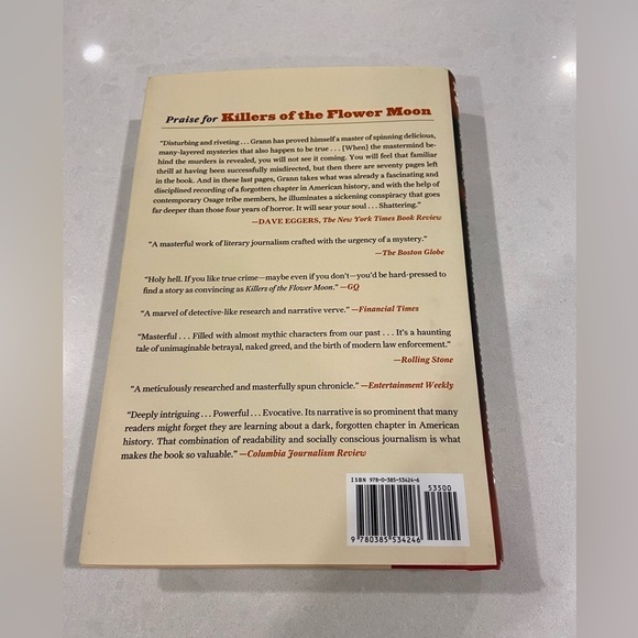 Killers of the flower moon by David Grann first edition hardcover - Picture 3 of 15